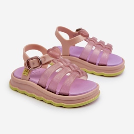 Sandálias infantis perfumadas com velcro ZAXY NN385020 Roxo tolet 1
