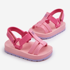 Sandálias infantis perfumadas com velcro ZAXY LL385027 rosa 2 Sandálias infantis perfumadas com velcro ZAXY LL385027 rosa 2