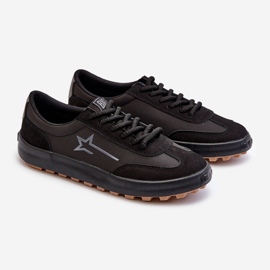 Calçados esportivos baixos masculinos Big Star NN174118 preto 1