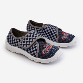 Chinelos confortáveis ​​de menino com velcro Befado 974Y540 Cinza 1