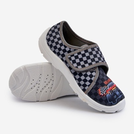 Chinelos confortáveis ​​de menino com velcro Befado 974Y540 Cinza 2