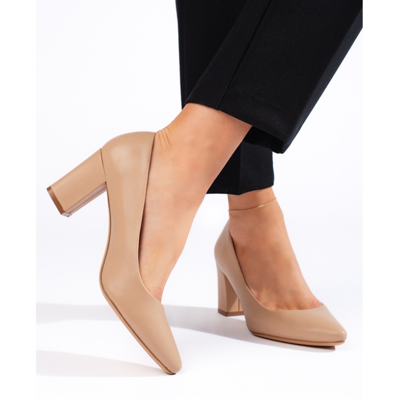 Sapatos bege confortáveis ​​de Sergio Leone 1