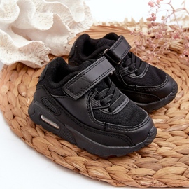 Tênis infantil com velcro preto Krissandra 1 Tênis infantil com velcro preto Krissandra 1