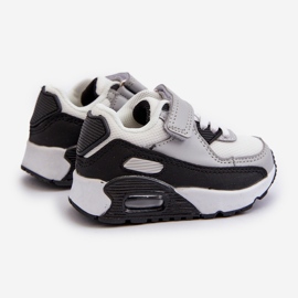 Tênis infantil com velcro cinza Krissandra 2