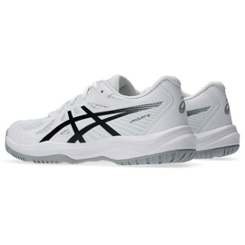 Asics Upcourt 6 Gs Jr 1074A045 101 tênis de voleibol branco 2