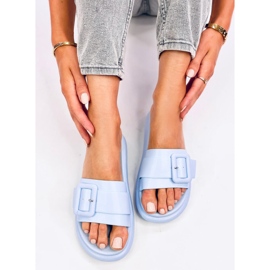 Chinelos femininos Alana Blue azul 1