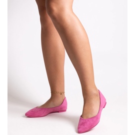 Sapatilhas de balé Mays com bico fino rosa 1 Sapatilhas de balé Mays com bico fino rosa 1