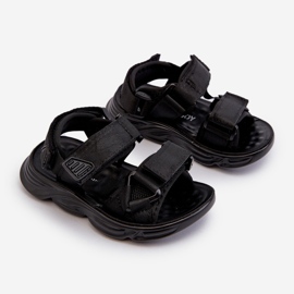 Sandálias infantis com fecho de velcro, Orretta Preta preto 1