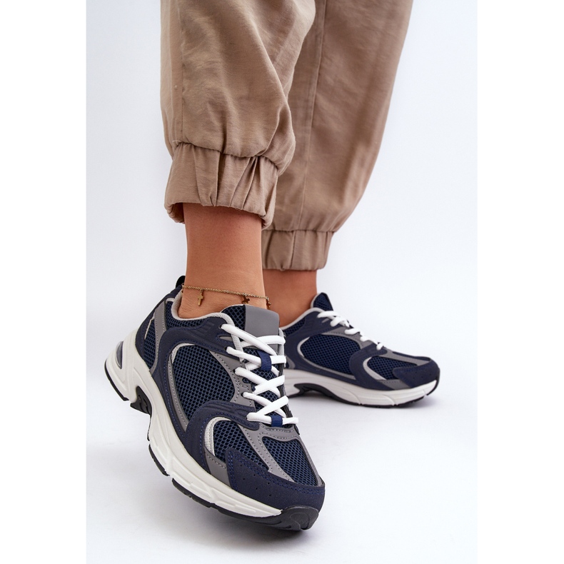 Tênis Feminino Calçado Esportivo Azul Marinho Kildia 2