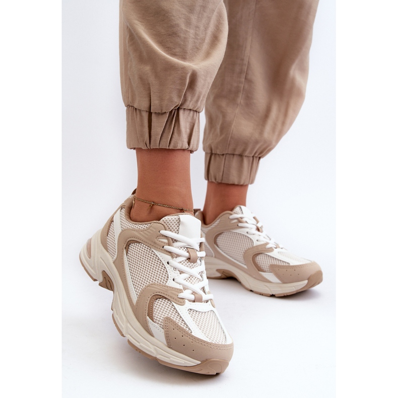 Tênis feminino bege Kildia calçados esportivos 2