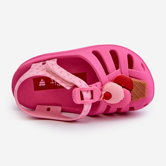 Sandálias Infantis com Velcro 83486 Ipanema Verão Xiii Rosa Bebê 1