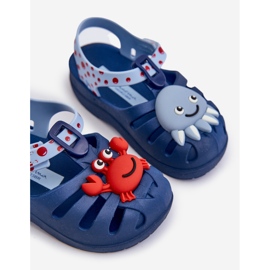 Sandália Infantil com Velcro 83486 Ipanema Verão Xiii Azul Bebê 2