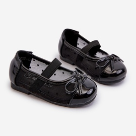 Sapatilhas infantis com laço, Jellema Preto 1 Sapatilhas infantis com laço, Jellema Preto 1