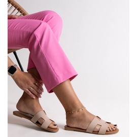 Chinelos Juma clássicos bege 1