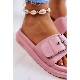 Chinelos Clássicos com Fivela Big Star JJ274A308 Rosa 2