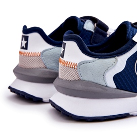 Tênis infantis Sistema de espuma de memória Big Star LL374225 azul marinho 1