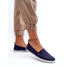 News Sneakers Slip-On Women's Navy Blue 24TX02-7655 tênis azul 3