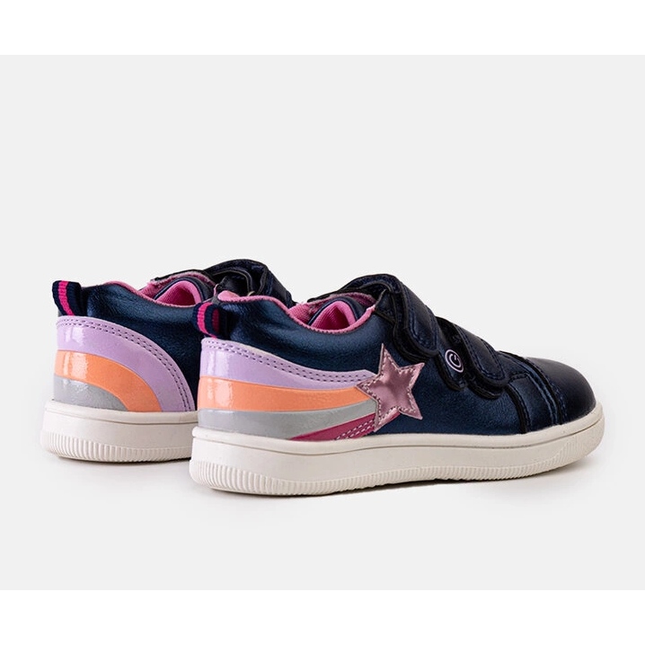 Tênis infantil azul com velcro da Dahl 1
