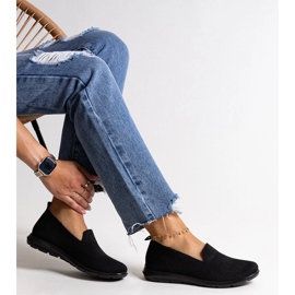 Tênis preto de Rahim com sola de espuma 1