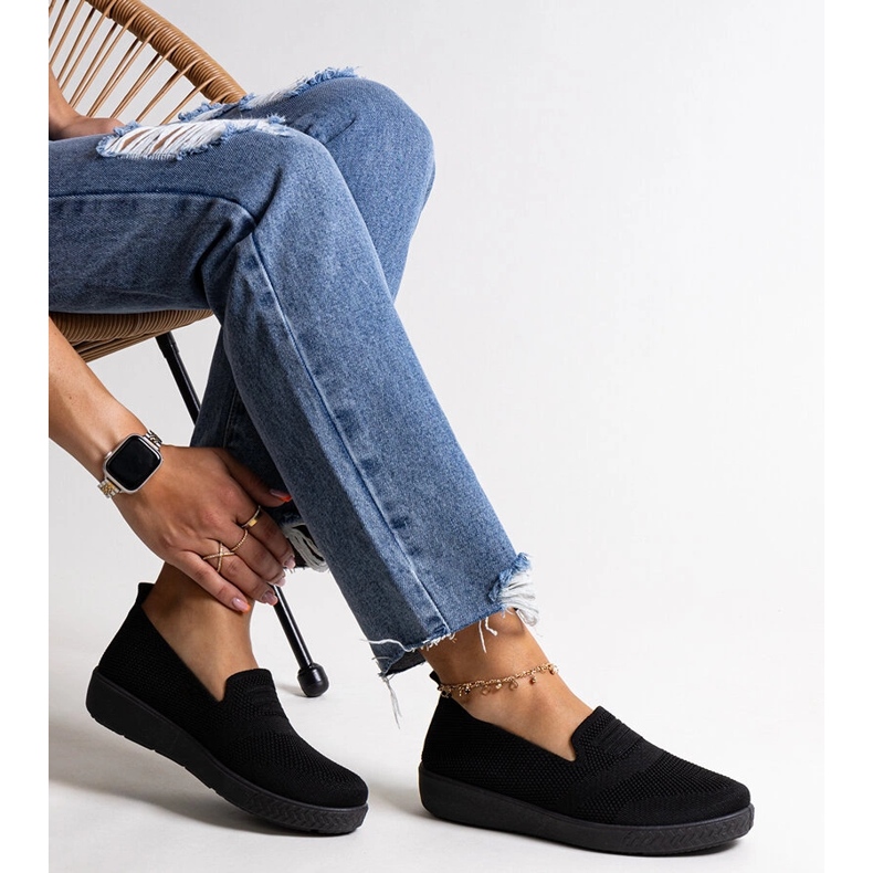 Tênis slip-on preto Mikaila 1