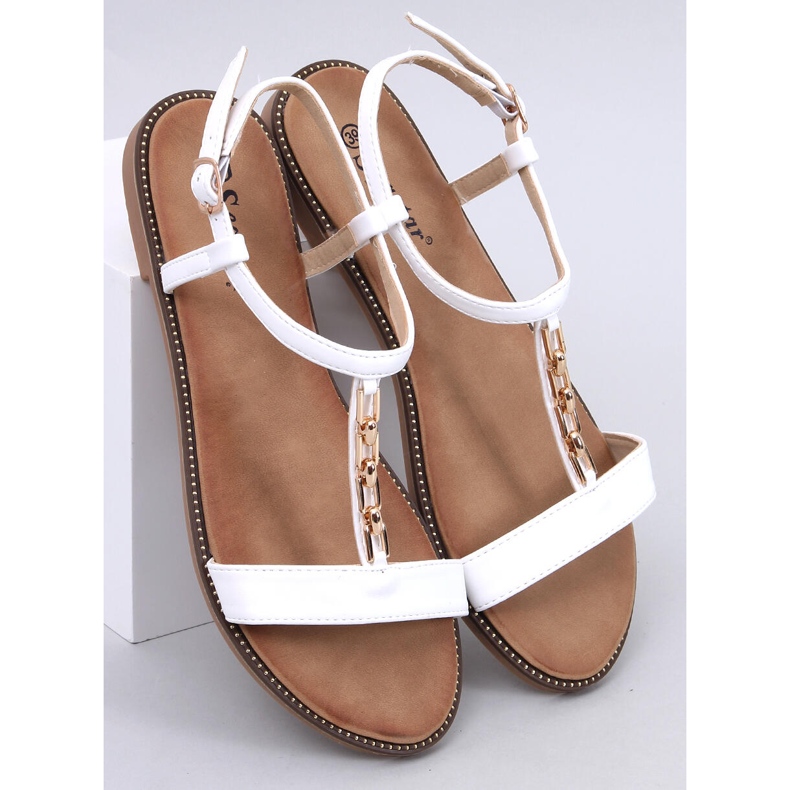 Sandálias femininas Luzzi brancas branco 1