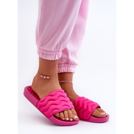Chinelos femininos leves para piscina Fuchsia Beliordia rosa 1