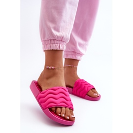 Chinelos femininos leves para piscina Fuchsia Beliordia rosa 2