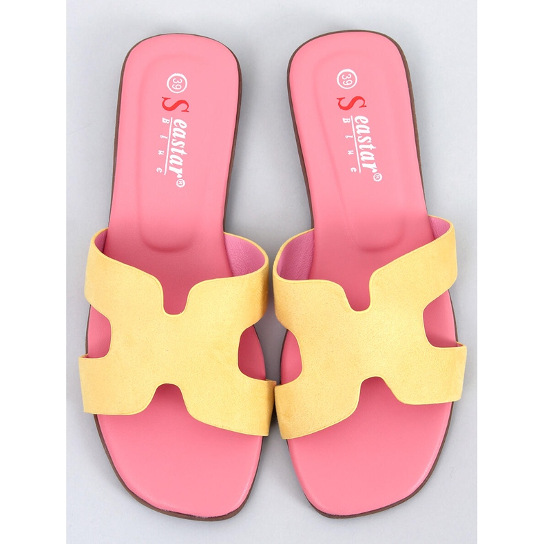 Chinelos femininos amarelos Kalani 1