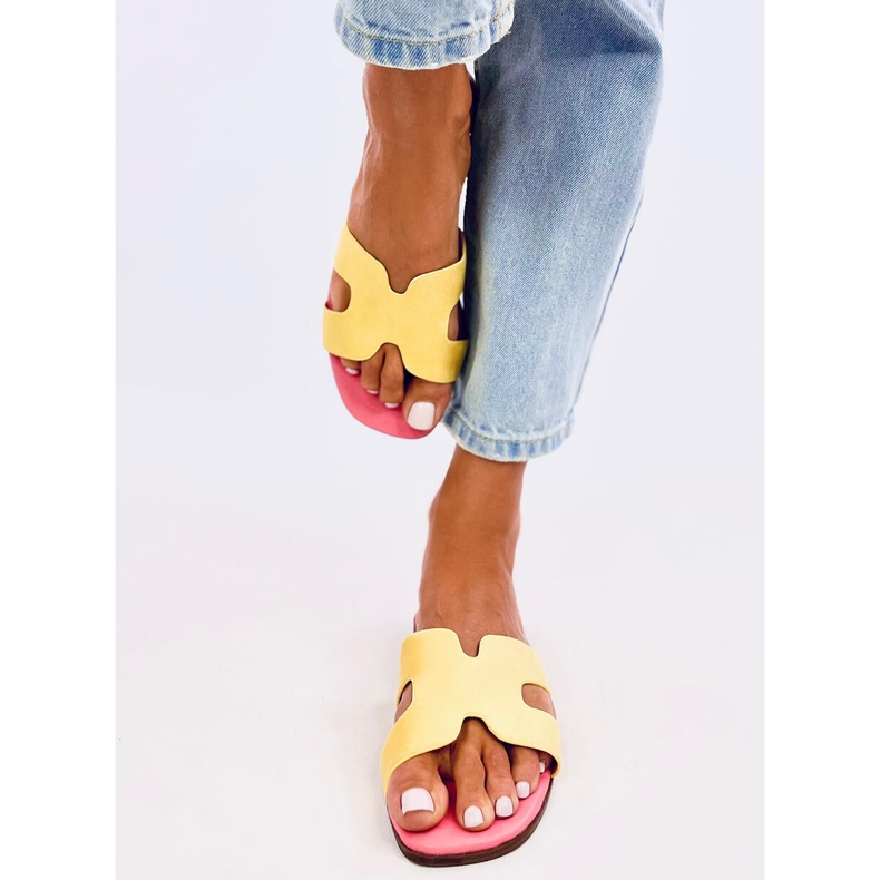 Chinelos femininos amarelos Kalani 2