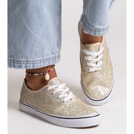 Tênis Merri dourado brilhante 1