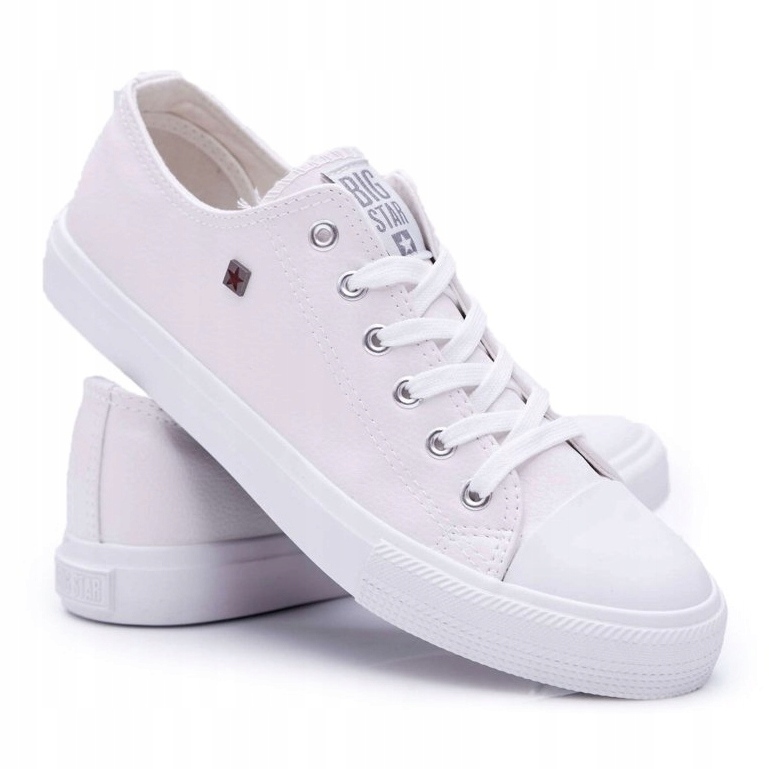 Tênis masculino baixo Big Star branco V174347 1