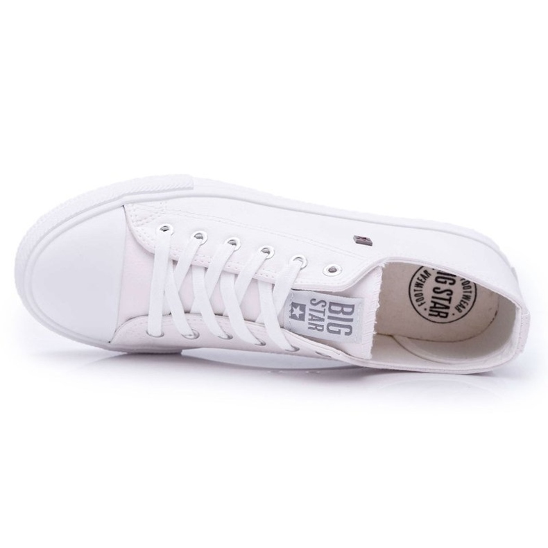 Tênis masculino baixo Big Star branco V174347 2