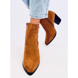 Botas de salto largo Camel TX-1873 castanho 1