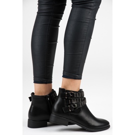 Seastar Botas Chelsea pretas com fivelas preto 1