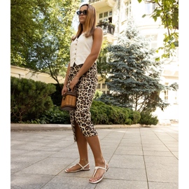 Sandálias brancas em couro ecológico Rabina branco 1