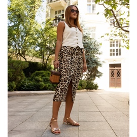 Sandálias rosa Rababa de salto baixo 1