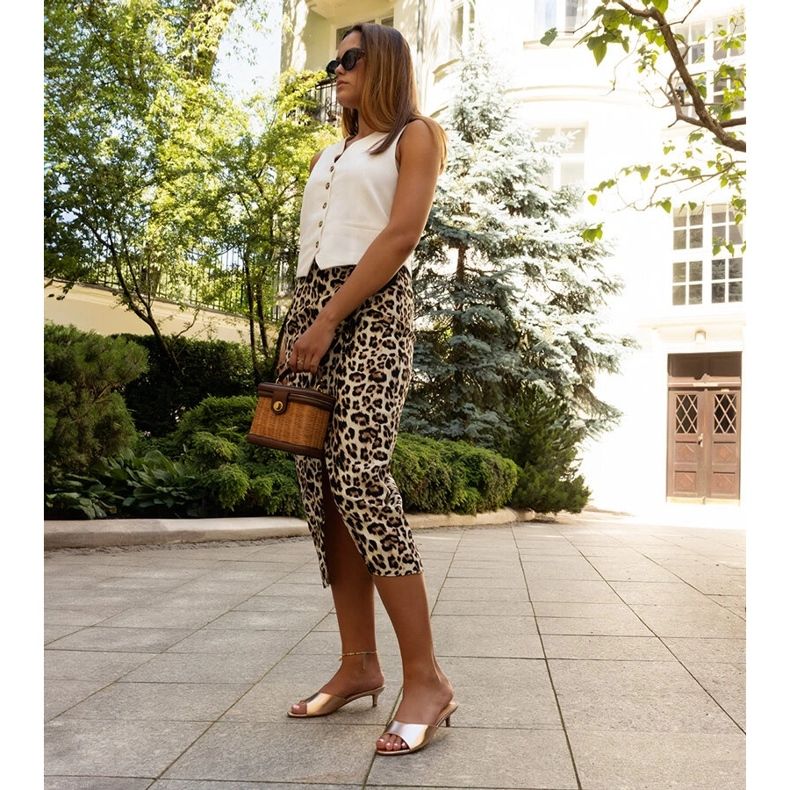 Chinelos rosa Maloua de salto baixo 2