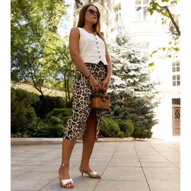 Chinelos rosa Maloua de salto baixo 1