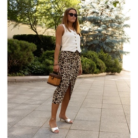 Chinelo de salto baixo dourado Maloua 1