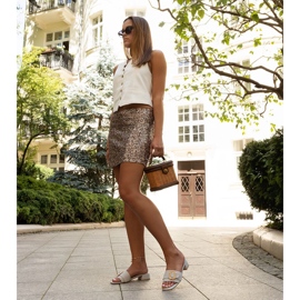 Chinelos de salto baixo Cantara verdes 2