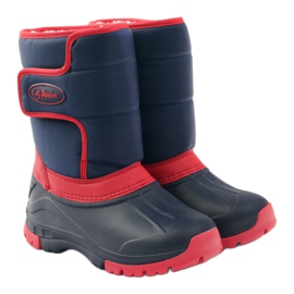 American Club botas de inverno super leves americanas vermelho azul marinho 4