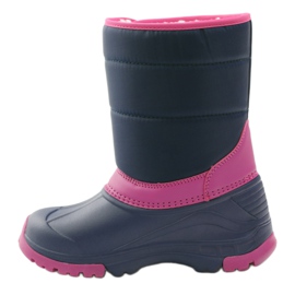 Botas de inverno superleves botas American Club azul marinho rosa 1