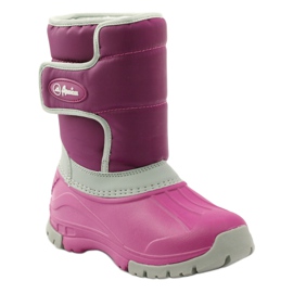 American Club Botas de inverno botas americanas superleves rosa cinza 1