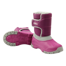 American Club Botas de inverno botas americanas superleves rosa cinza 3
