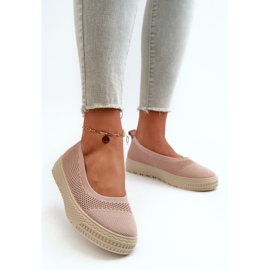 Tênis feminino plataforma slip-on rosa Pimadea 2