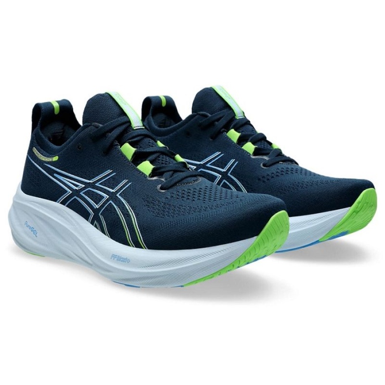 Asics Gel Nimbus 26 M 1011B794400 sapatos azul 1 Asics Gel Nimbus 26 M 1011B794400 sapatos azul 1