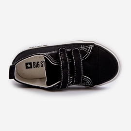 Tênis infantil com velcro Big Star LL374015 preto 2