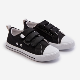 Tênis infantil com velcro Big Star NN374118 preto 1
