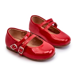 Ballerinas de crianças pintadas com listras vermelhas vermelho 1 Ballerinas de crianças pintadas com listras vermelhas vermelho 1