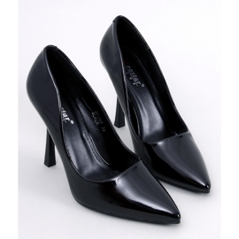 Anika Salto alto feminino lacado preto 1